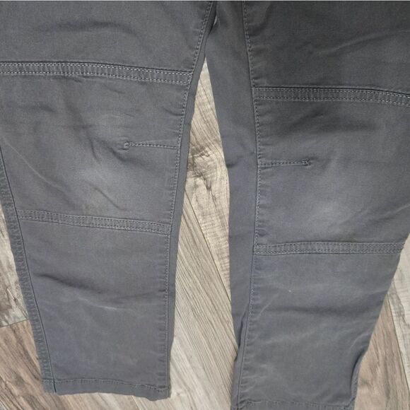 Cat & Jack Gray Straight Leg Pants Elastic Tie Waist Boys size 8 - Picture 4 of 5